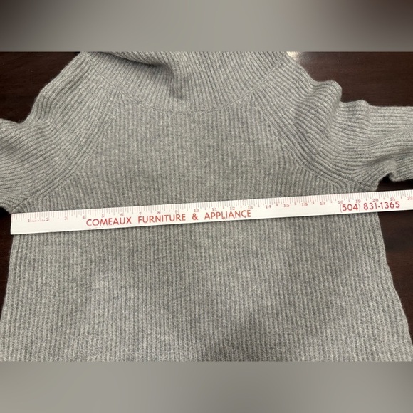 NWT Soft Surroundings Calanthe Cashmere Pullover Heather Gray Size XS $180.00 - Picture 14 of 14